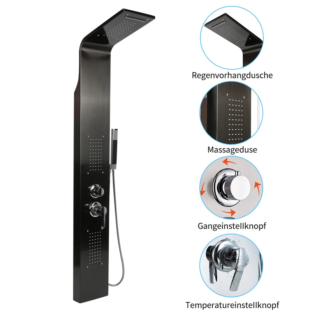 Shower Panel Shower System Rain Shower Waterfall Shower