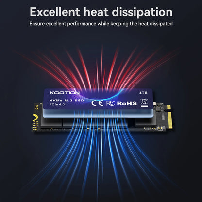 Kootion M2 Nvme Ssd 1tb Gen4 7200mb/S Pcie4