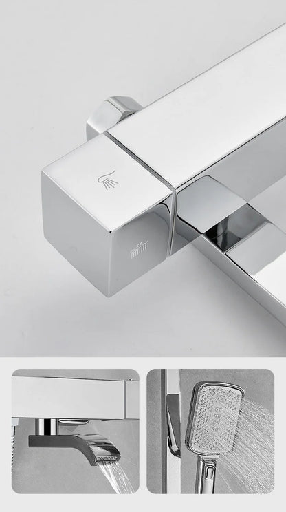 Thermostatic Faucet Bathtub Shower Faucet Wall Mounted