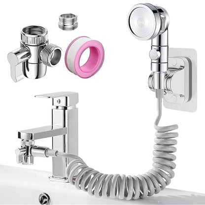 Handheld Faucet Water Diverting Shower Head External Rain