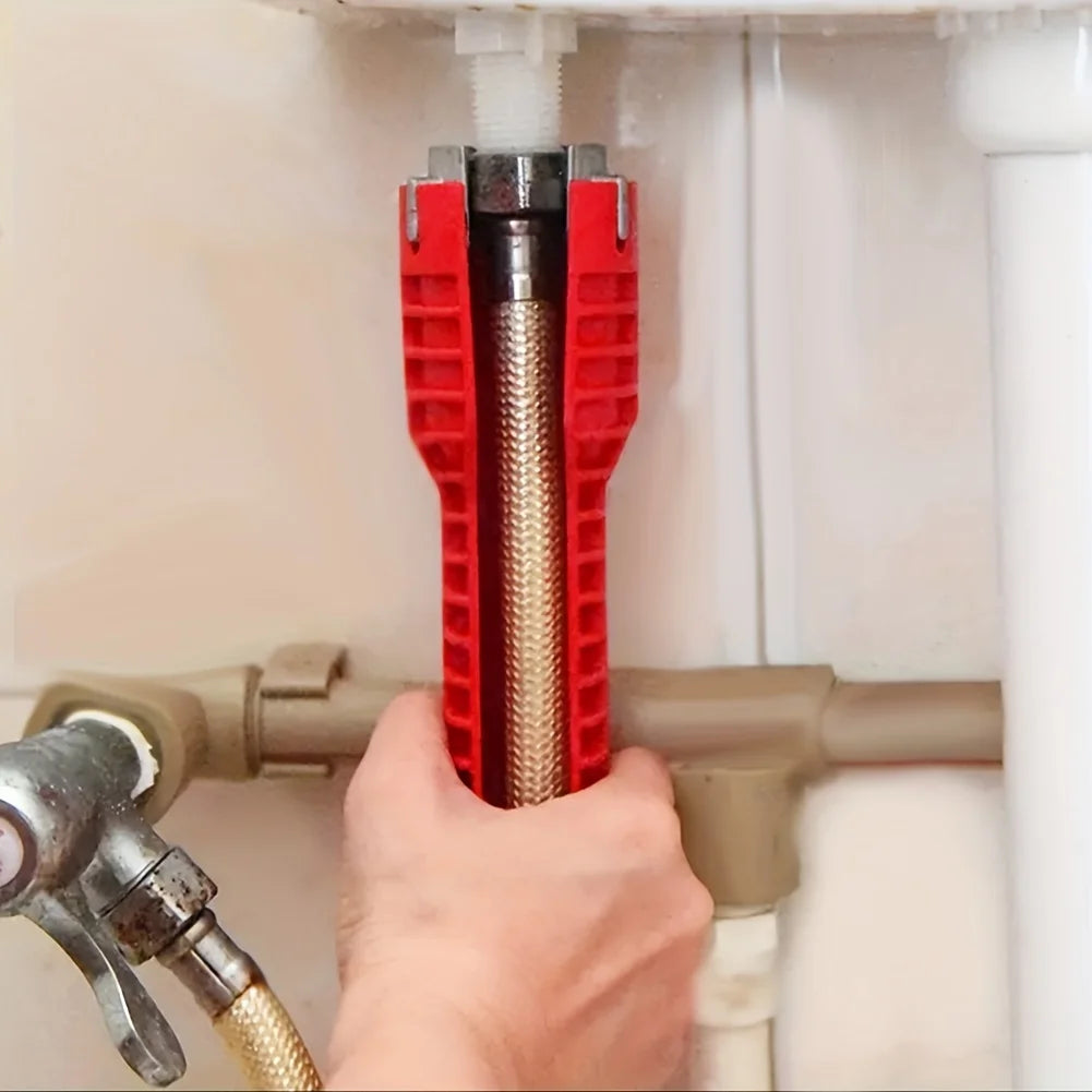 14 In Wrench Sink Faucet Sanitary Repair Double-Head