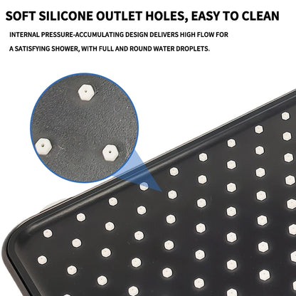 Air Boost High Pressure Large Overhead Rain Shower