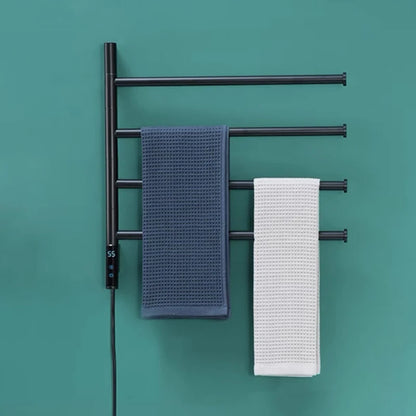 Bathroom Rose Gold Towel Warmer Touch Control Timing