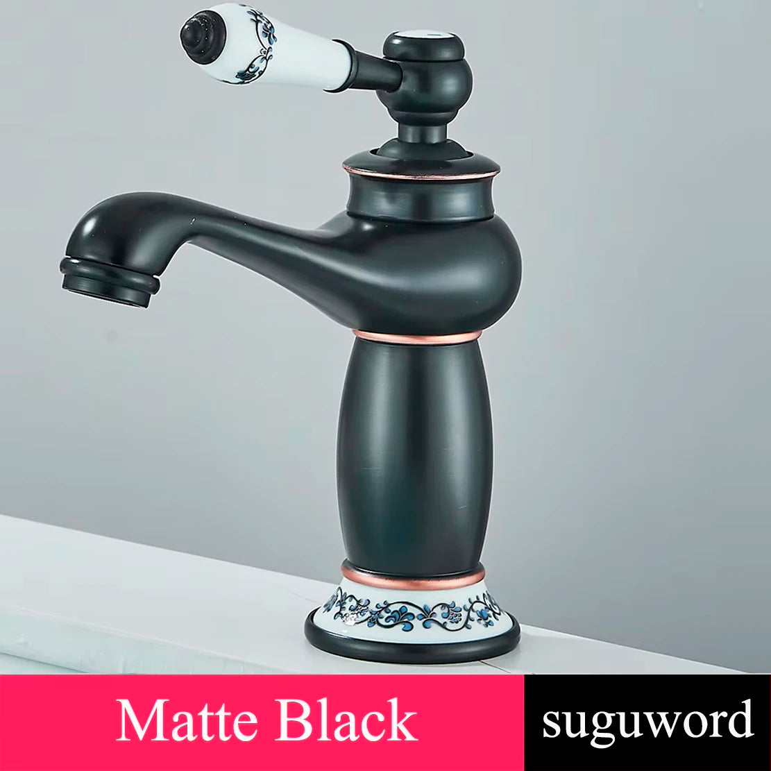 Nordic Lamp Shape Creative Design Bathroom Basin Faucet