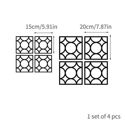 Mirror Wall Stickers Decor Self-Adhesive Furniture Sticker