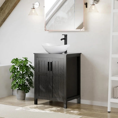 Black 24 Bathroom Vanity Sink Combo Modern Vanity