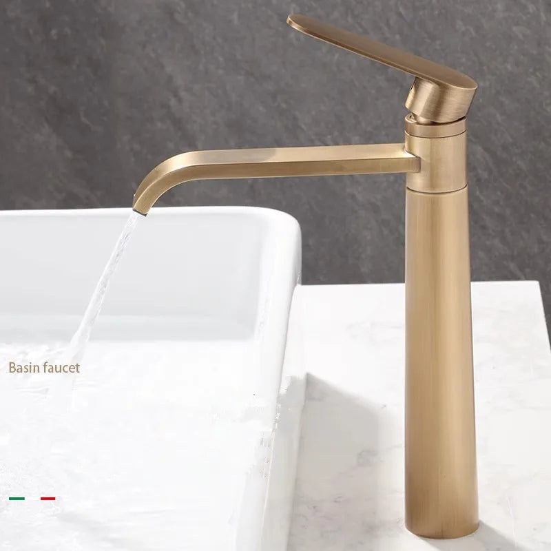 Basin Faucets Antique Bronze Bathroom Faucet & Cold