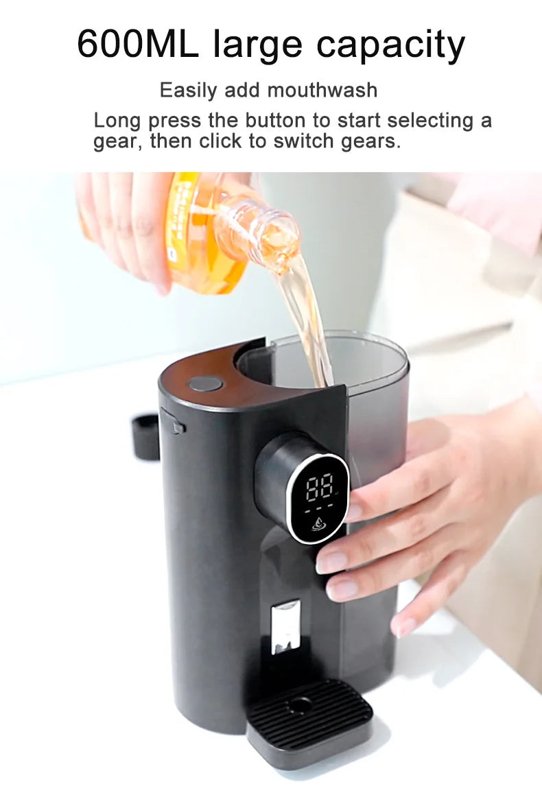600ml Automatic Mouthwash Dispenser Induction Usb Rechargeable