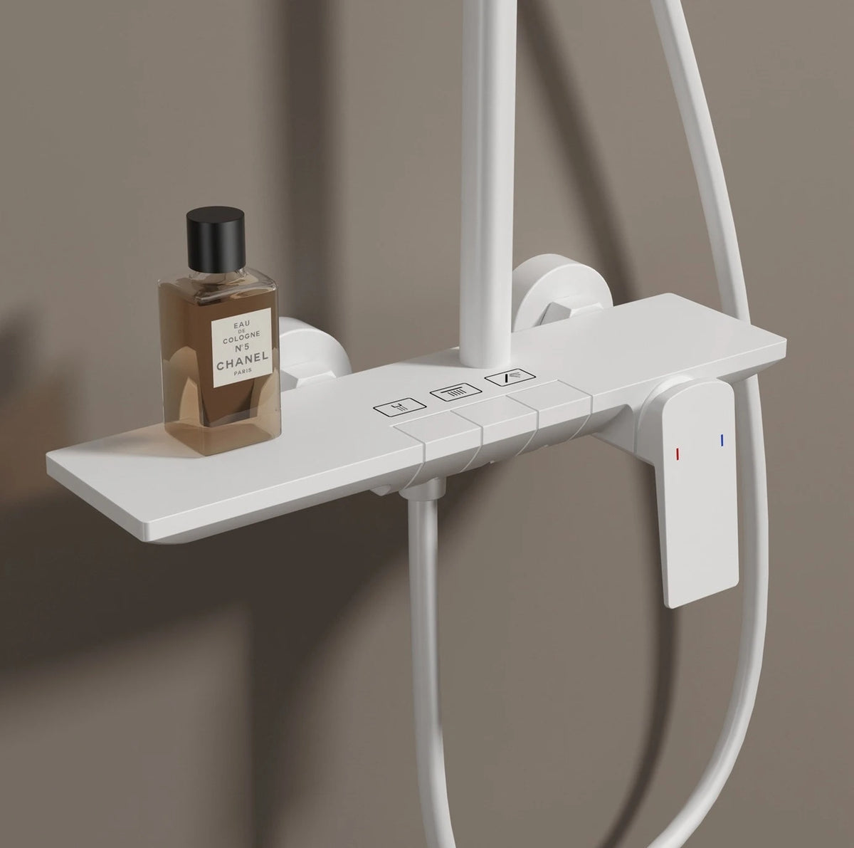 Newly Piano Bathroom Shower Premium Brass Cold Bathroom