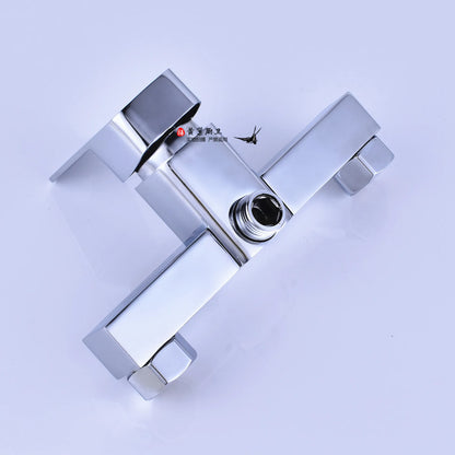 Brass Shower Faucet Mixer Valve Shower Head Hidden