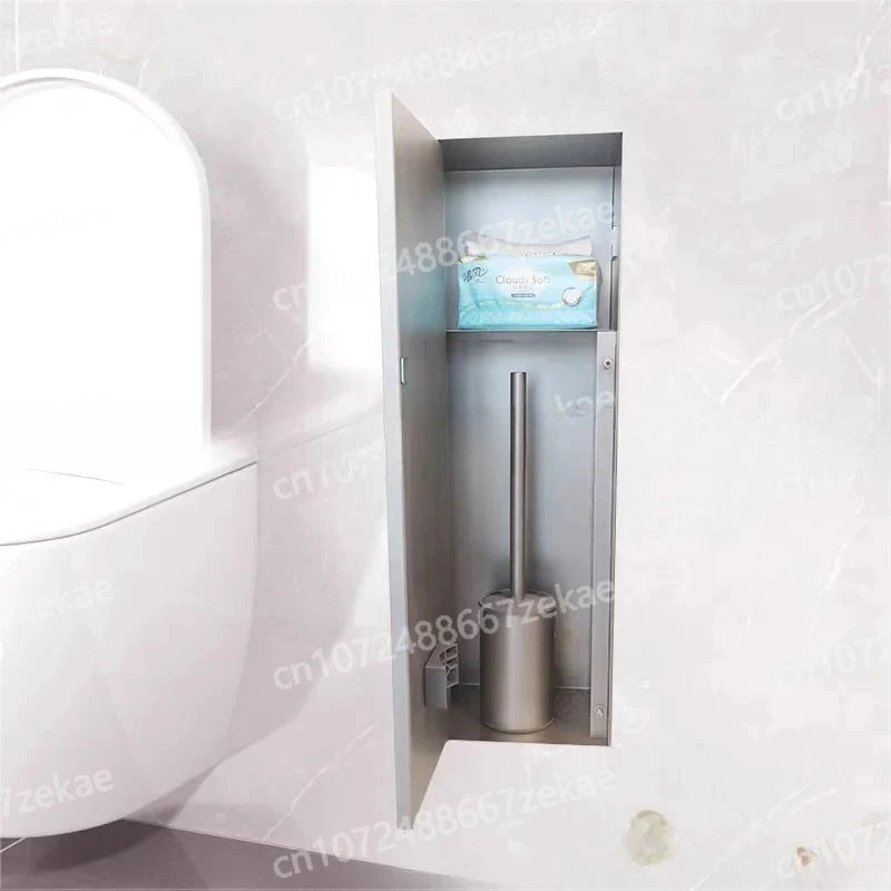 304 Stainless Steel Embedded Bathroom Niche Hidden Toilet