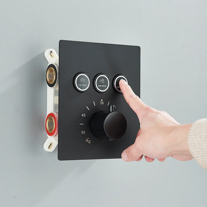Digital Display Thermostatic Rain Shower System 14 20