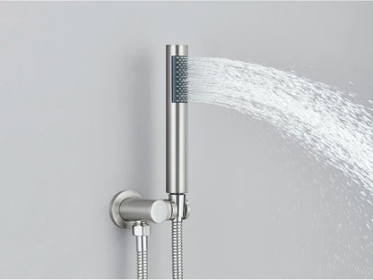 Poiqihy Golden Handshower Head 150cm Stainless Steel Shower