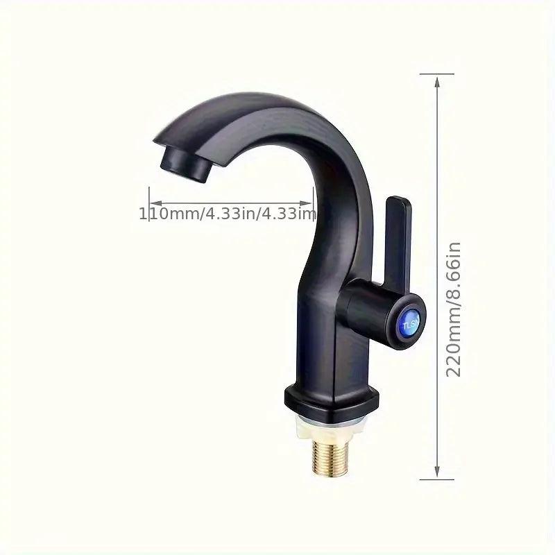 Modern Hole Bathroom Sink Faucet Side Spray Matte