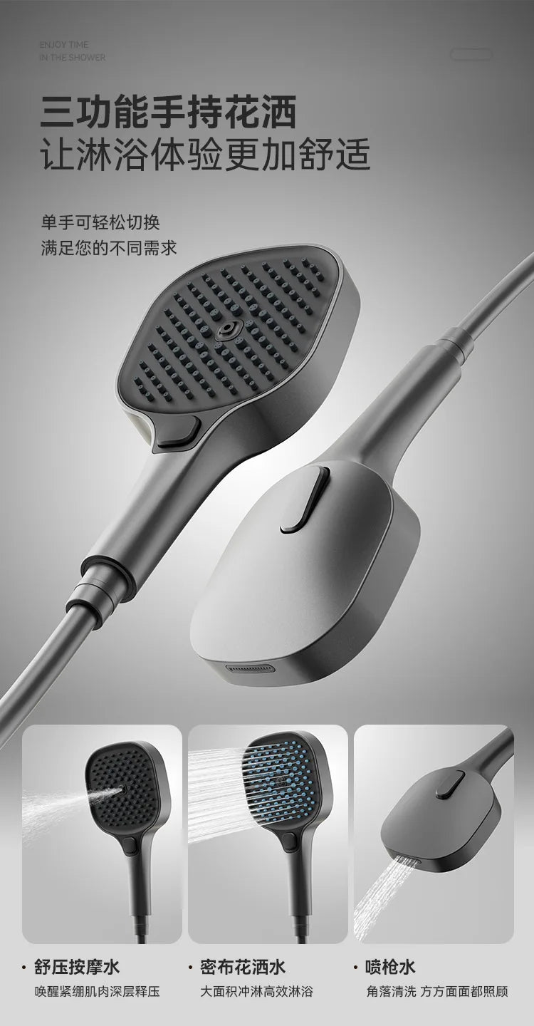 Applicable To Thermostatic Digital Display Rack Shower Designed