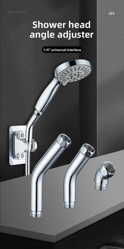 Shower Head Extension Arm Adjustable Angle Rotatable Connector