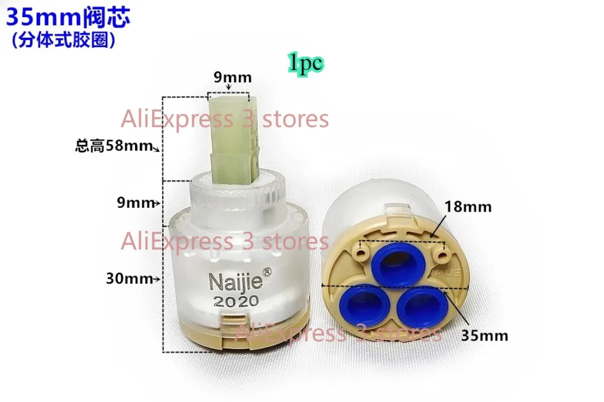 1pcs 28mm/35mm/40mm Water Mixer Tap Faucet Cartridge Ceramic