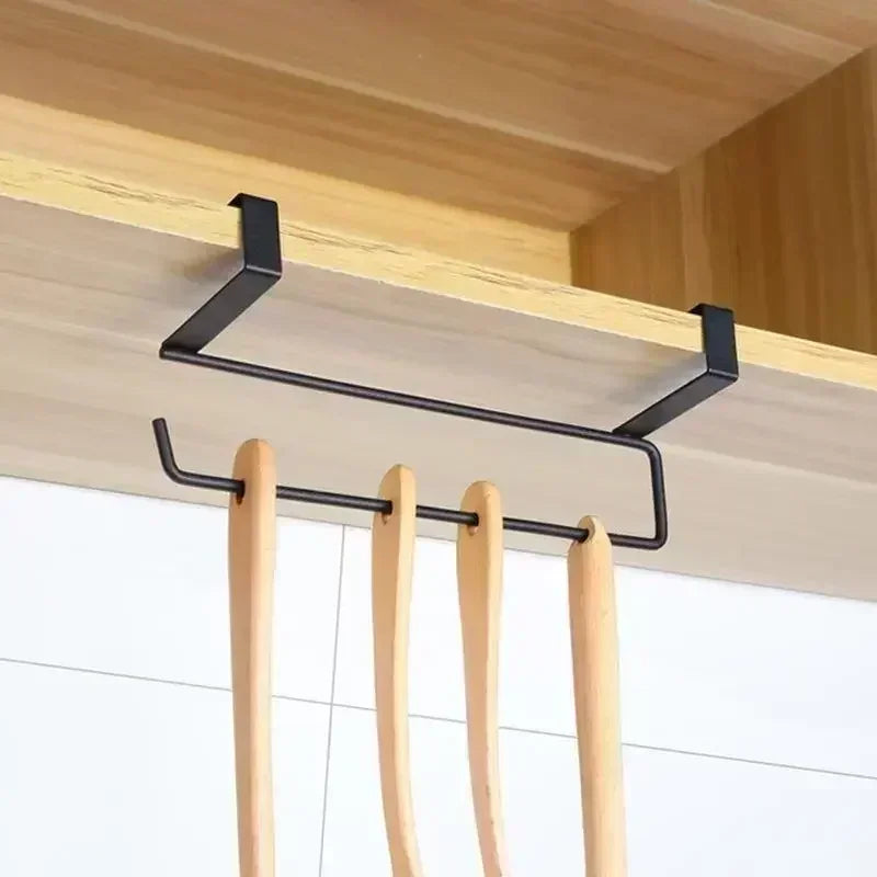 Storage White Black Toilet Shelf Paper Roll Rack