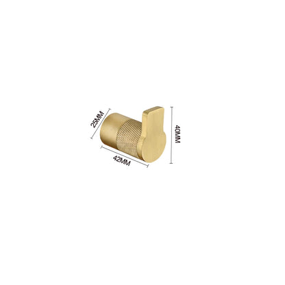 Brushed Gold Bathroom High Quality Brass Knurled Towel