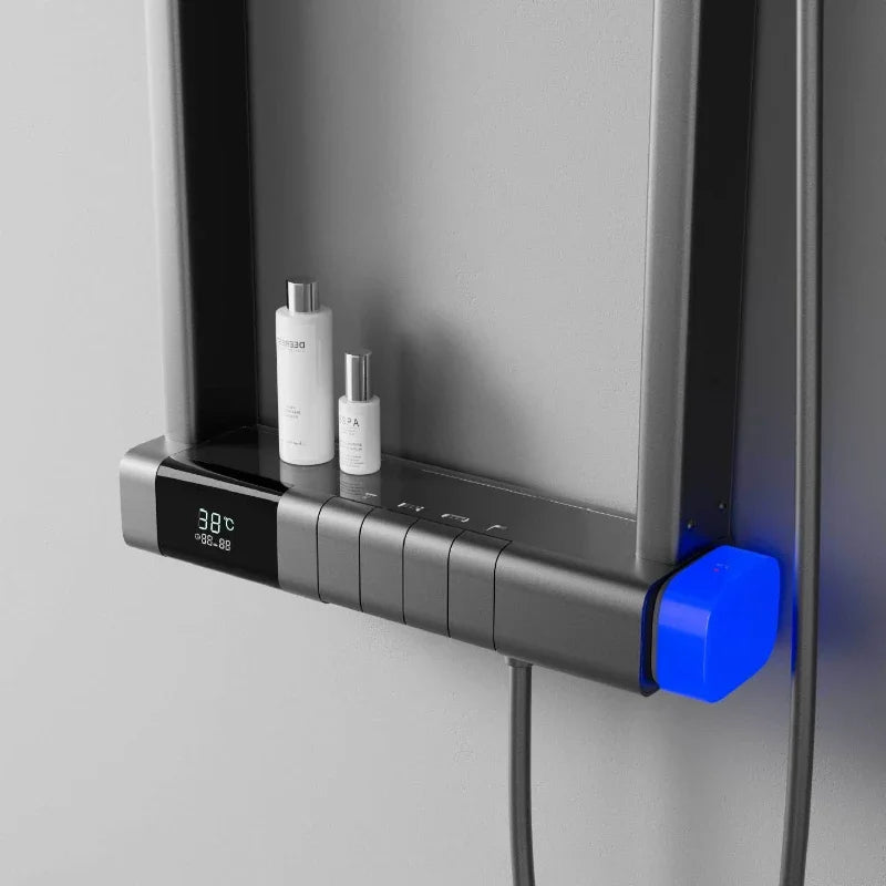 Multi-Function Thermostatic Shower System Digital Display High