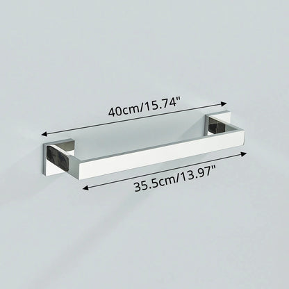 Bathroom Hardware Chrome Robe Hook Towel Rail Bar