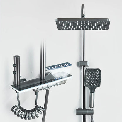Luxury Smart Led Bathroom Shower Faucet Functions Smart
