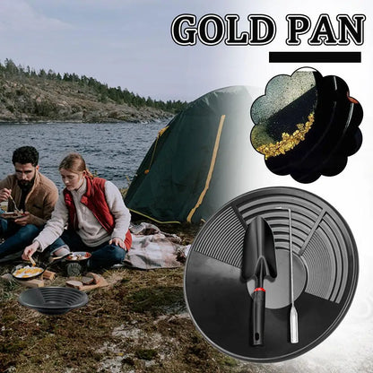 Thickened Plastic Gold Pan Basin Outdoor Mining Prospecting