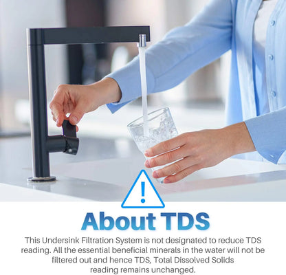 Althy Under Sink Drinking Water Filter Purifier -Nsf/Ansi