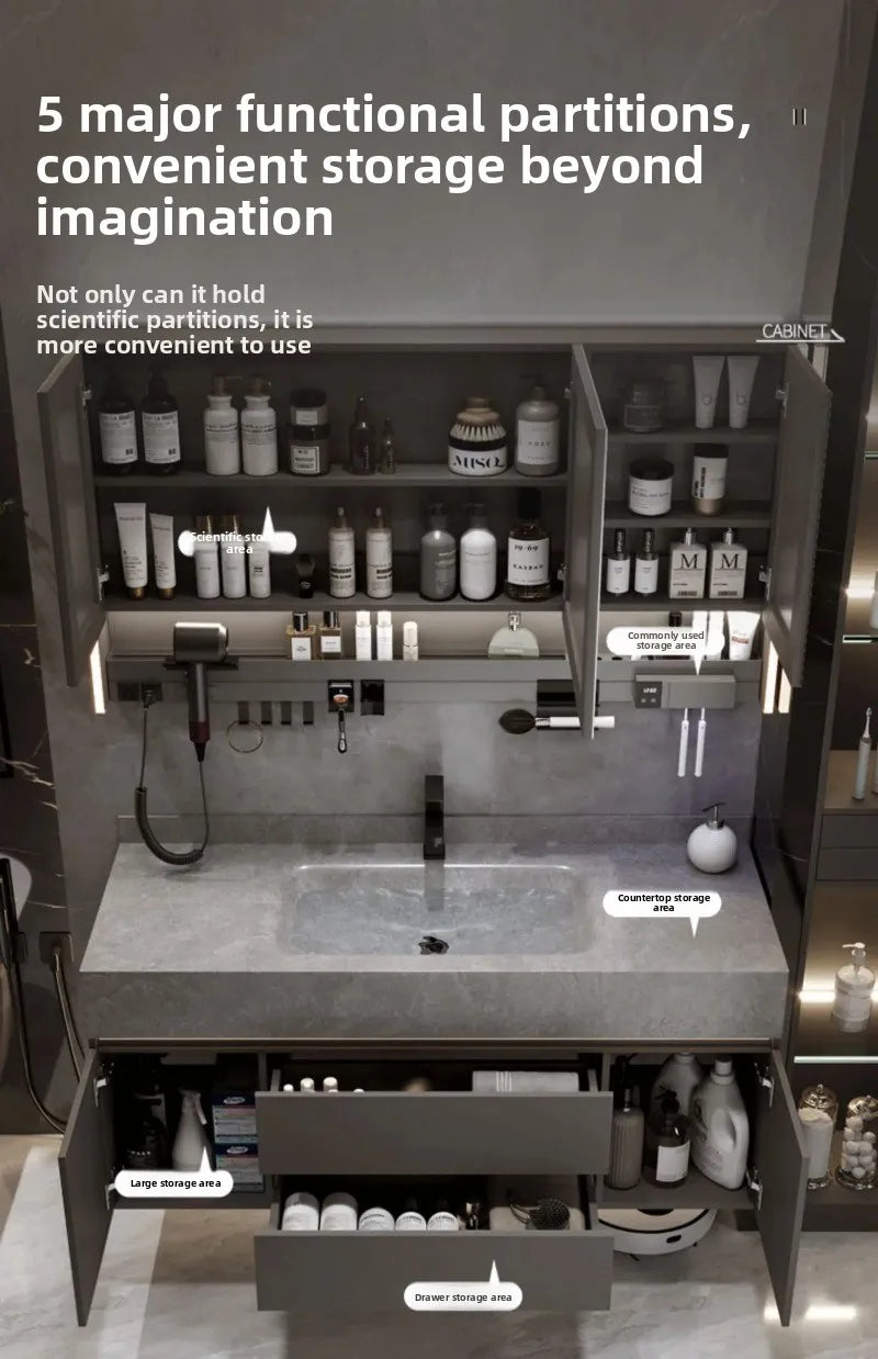 Rock Plate Integrated Basin Bathroom Washbasin Washbasin Bathroom