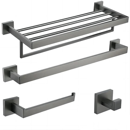 Gunmetal Stainless Steel Bathroom Accessorie Hardware Towel Rack
