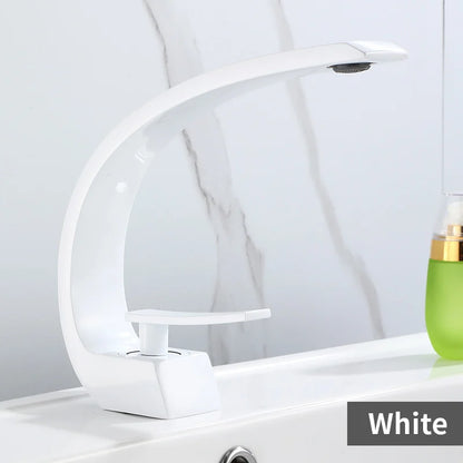 Basin Faucet Modern Bathroom Mixer Tap Black/Gold Wash