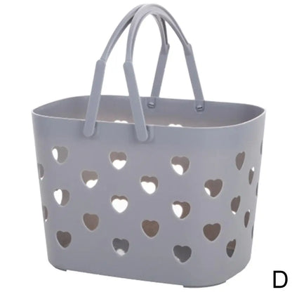 Shower Caddy Drainage Holes Plastic Bath Basket College
