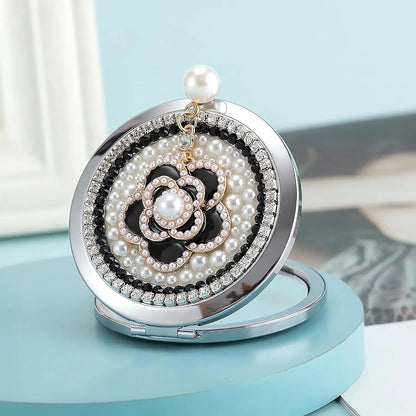 Compact Mirror 1x/2x Magnification Pocket Mirror Women 3inch