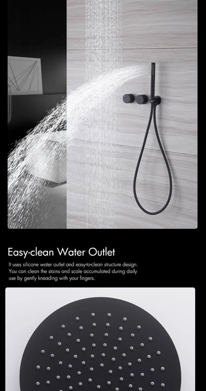 Ceiling Arm Shower Faucet Ways Bathroom Tap Embedded