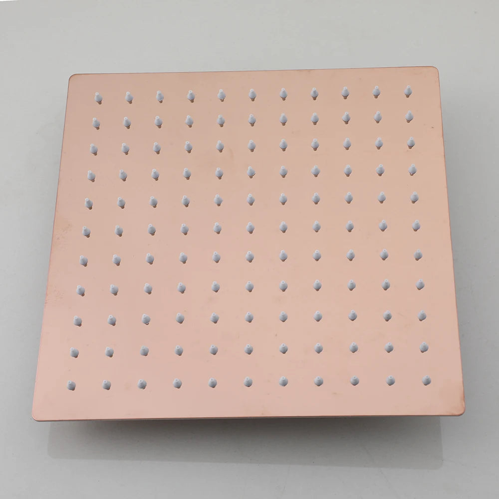 Zappo Solid Brass Rose Golden Shower Faucet Pink