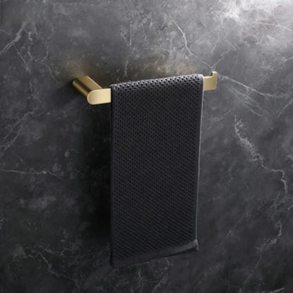 Brushed Gold Bathroom Toilet Brush Holder Toilet Paper