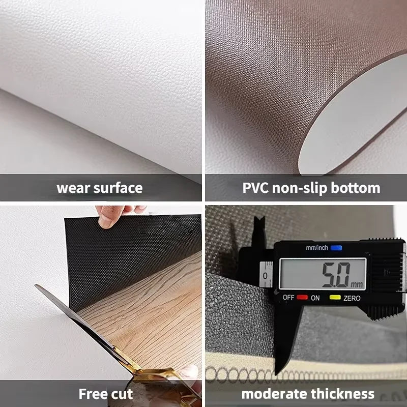American Floor Mats Pvc Leather Waterproof Doormat Anti-Slip