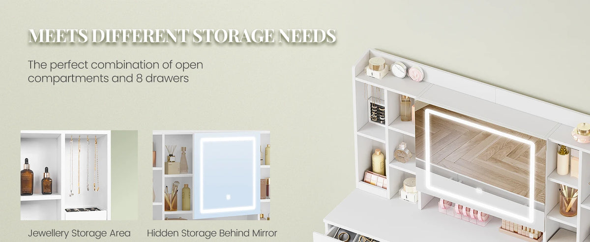 120 Cm Dressing Table Mirror Large Mirror Vanity