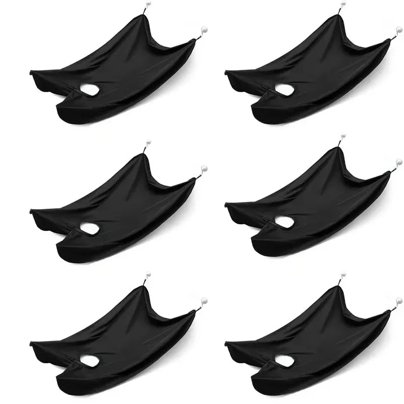 1-6pcs Men Beards Shaving Aprons Creative Wall Mirror