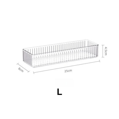 Clear Drawer Organizer Stackable Size Clear Makeup Drawer