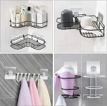Shower Caddy Adhesive Sticker Hook Replacement Mount Hook