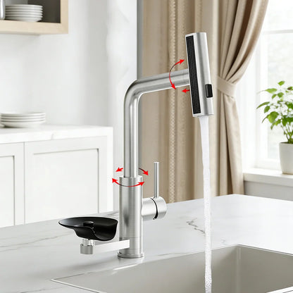 Multi Function Faucet Flying Rain Stream Nozzle Waterfall