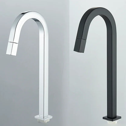 Chrome Cold Water Faucet Brass Rotating Out Water
