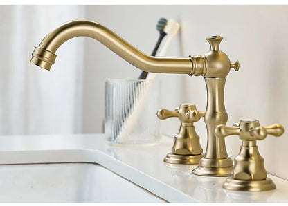 Nordic Style Basin Faucet Holes Bathroom Sink Faucet