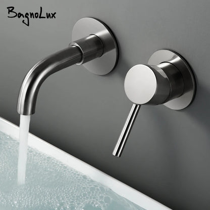 Bagnolux Ronda Stainless Steel Solid Brass Trim Taps