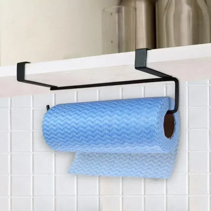 Storage White Black Toilet Shelf Paper Roll Rack