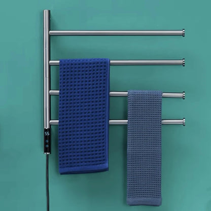 Bathroom Rose Gold Towel Warmer Touch Control Timing