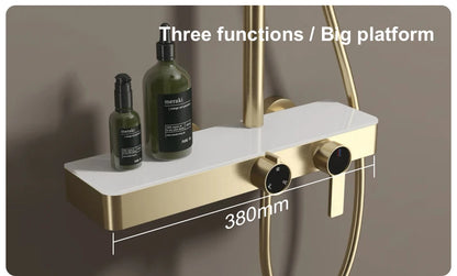 Vgx Gold Shower System Bathroom Shower Faucet 3-Way