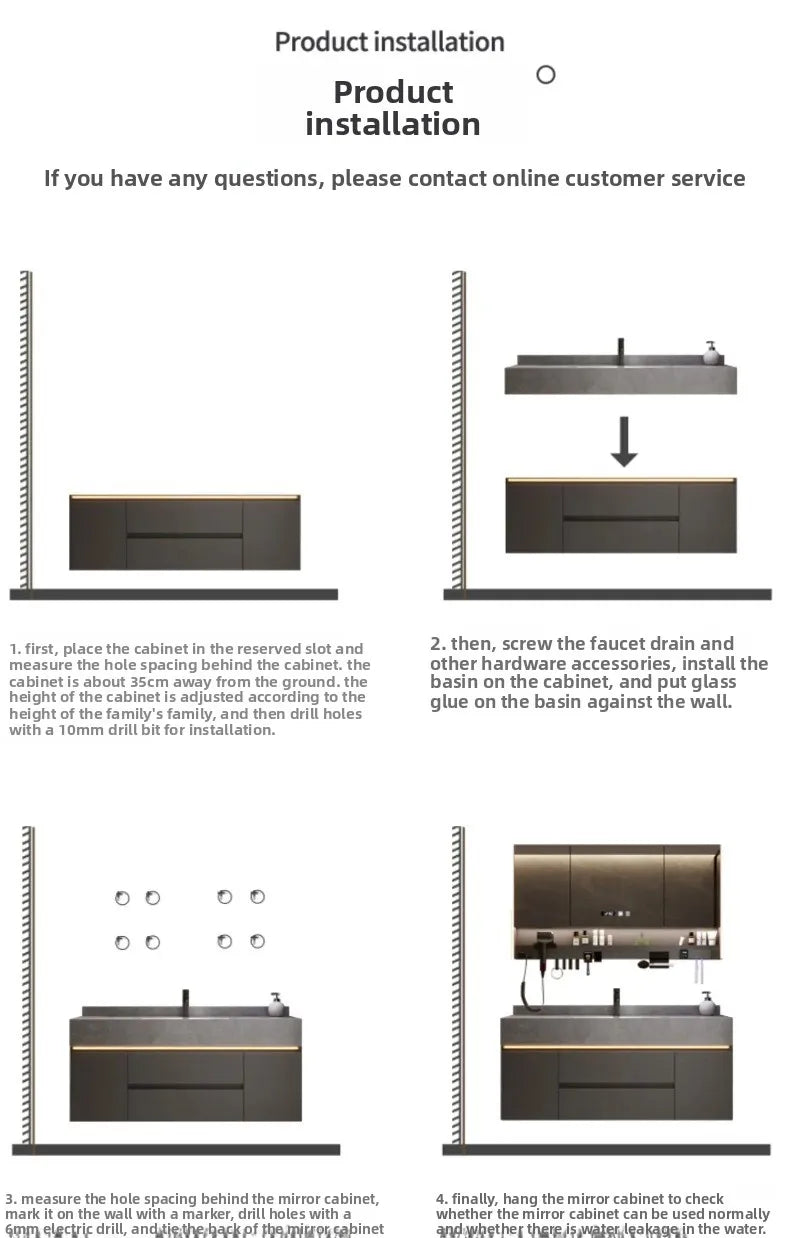 Rock Plate Integrated Basin Bathroom Washbasin Washbasin Bathroom