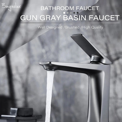 Bathroom Sink Faucet Deck Mount Brass Cold Mixer